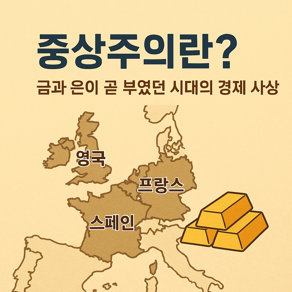 중상주의 &#8211; 금과 은이 곧 부였던 시대의 경제 사상